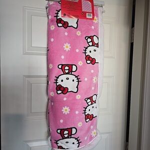Pink Hello kitty with Sherpa backing
